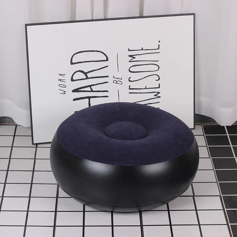 Camping Chair Inflatable Flocking Stool Portable Flocking Stool
