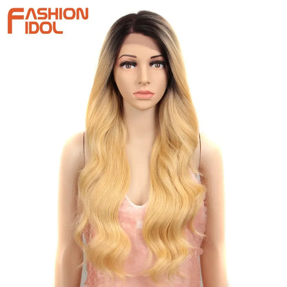 Lace Front Wig Synthetic With Baby Hair Wigs