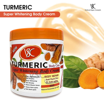 Loción corporal hidratante de cúrcuma