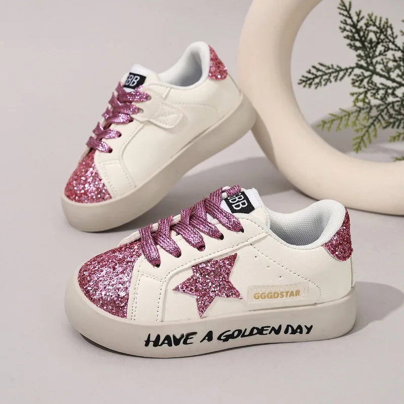 Sequined Casual Star Non-slip Breathable Sneakers