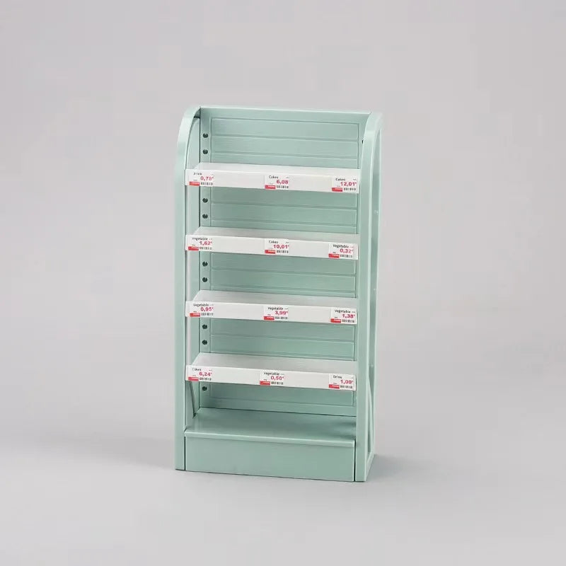 Miniature Store Display Shelf Dollhouse Furniture Mini Food Simulation Play