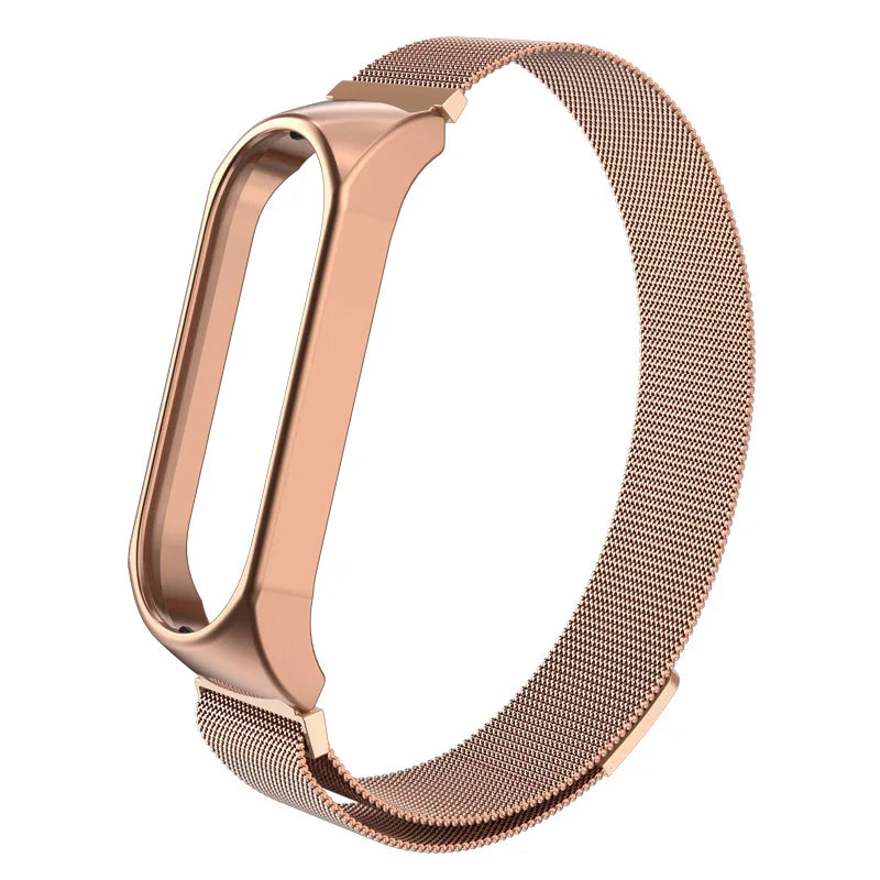 Strap for Xiaomi Mi Band 6 5 4 3 Metal Milanese Bracelet