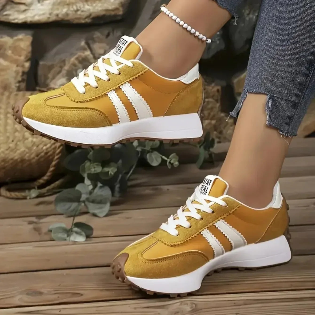 Sport Thick Bottom Casual Sneakers L