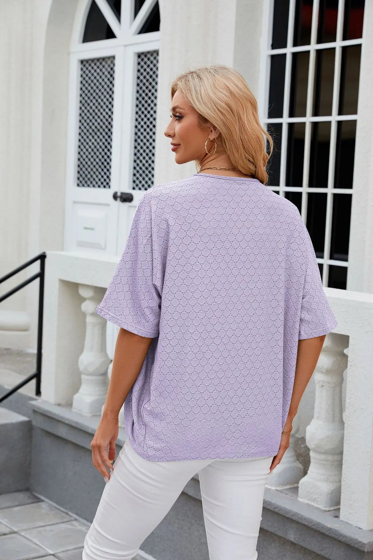 Elegant Mid Sleeve Casual Loose Cardigan Shirts