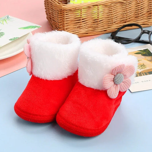 Newborn Baby Girls Boys Soft Snow Boots