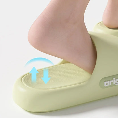 Candy Color EVA Thick Soft Bottom Flip Flops Slippers