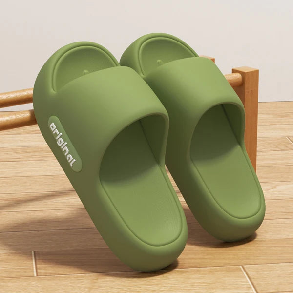 Candy Color EVA Thick Soft Bottom Flip Flops Slippers