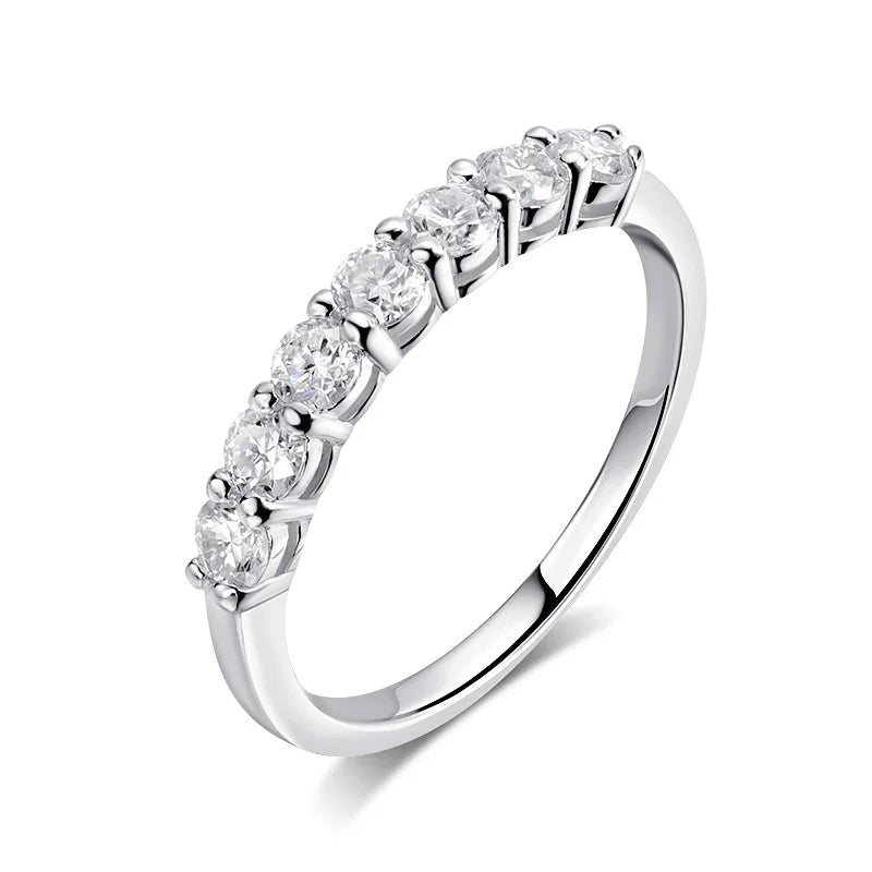 DANA 0.7CT 3mm Gemstone Moissanite Rings