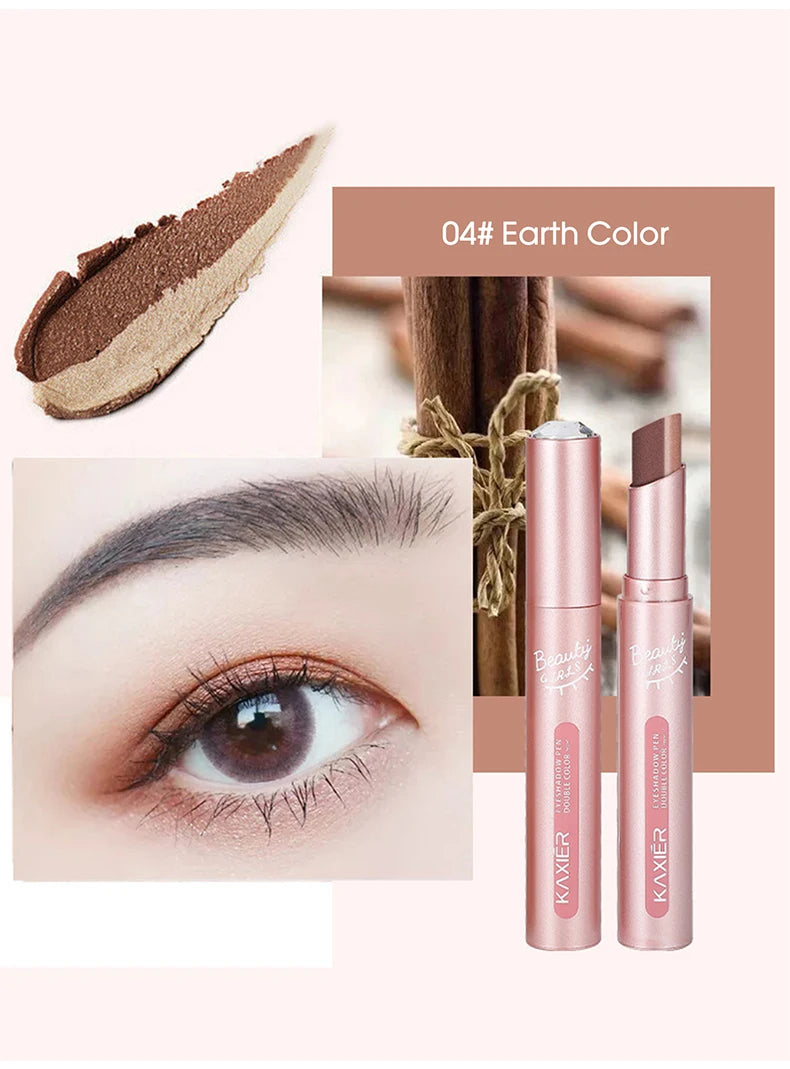 Gradient two-color eye shadow pen waterproof