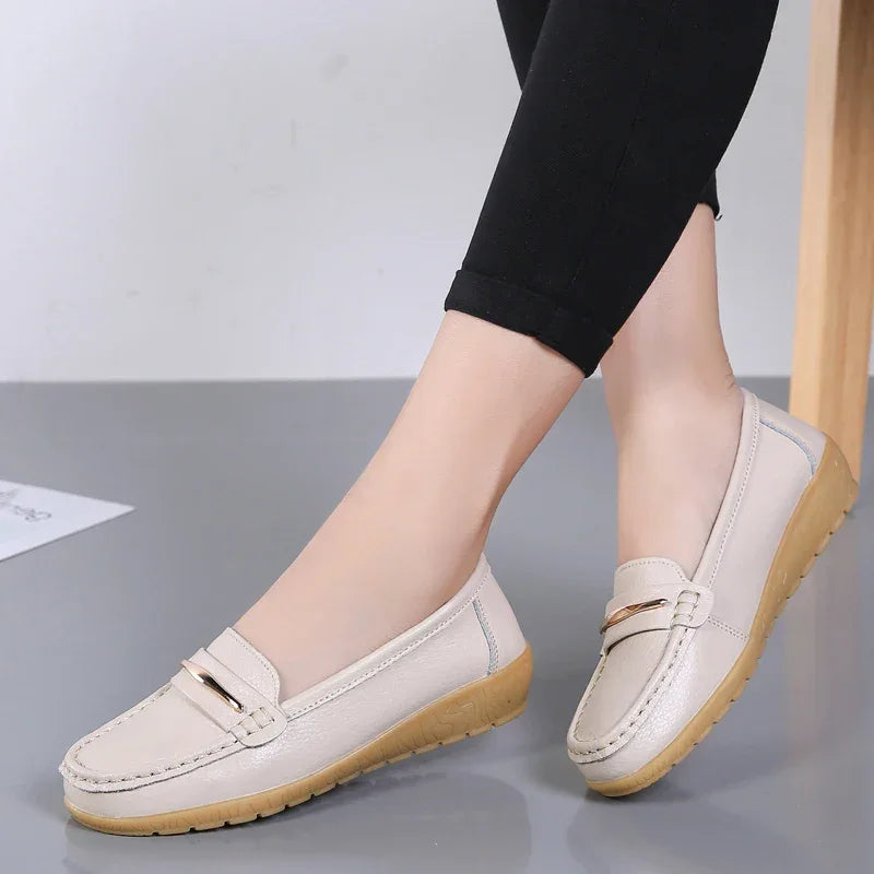 Genuine Leather Flats Moccasins Shoes
