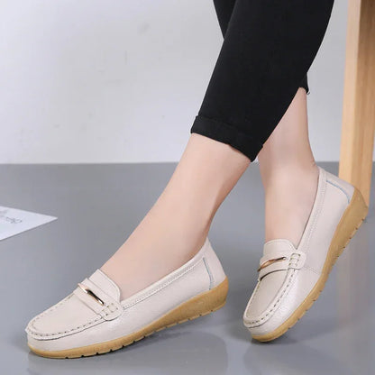 Genuine Leather Flats Moccasins Shoes