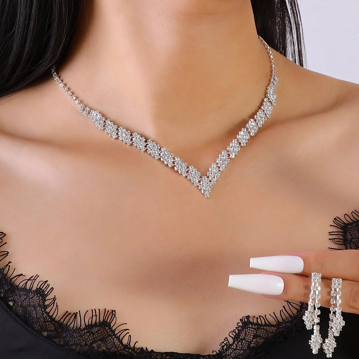 Versatile banquet jewelry set