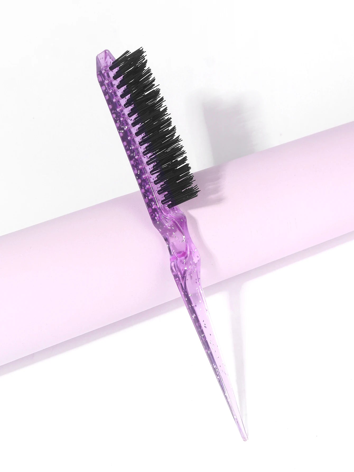 4pcs/1pcs crystal double-sided edge hair brush