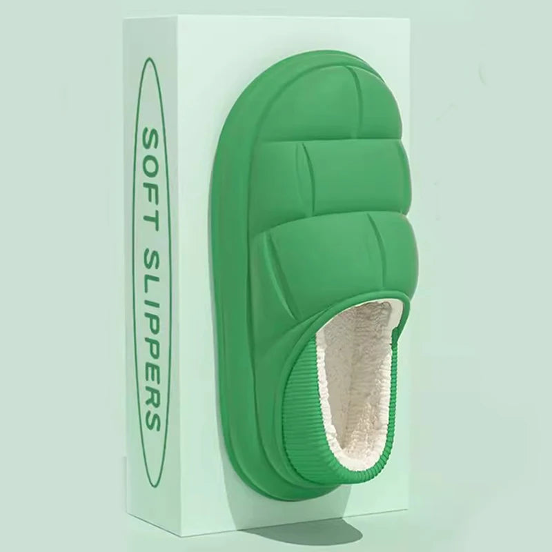 Waterproof cotton slippers