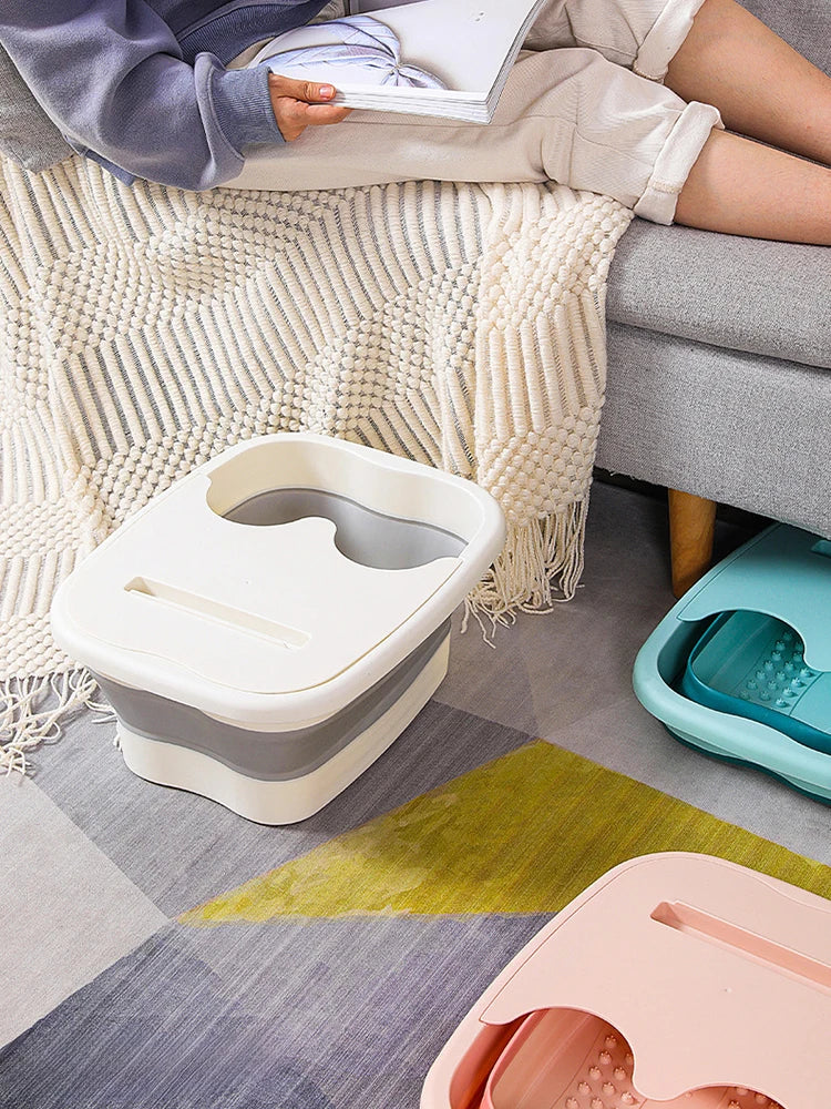 Foldable Footbath Massage Bucket Soaking Bucket