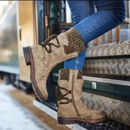 Mid-Calf Snow Boots Shoes