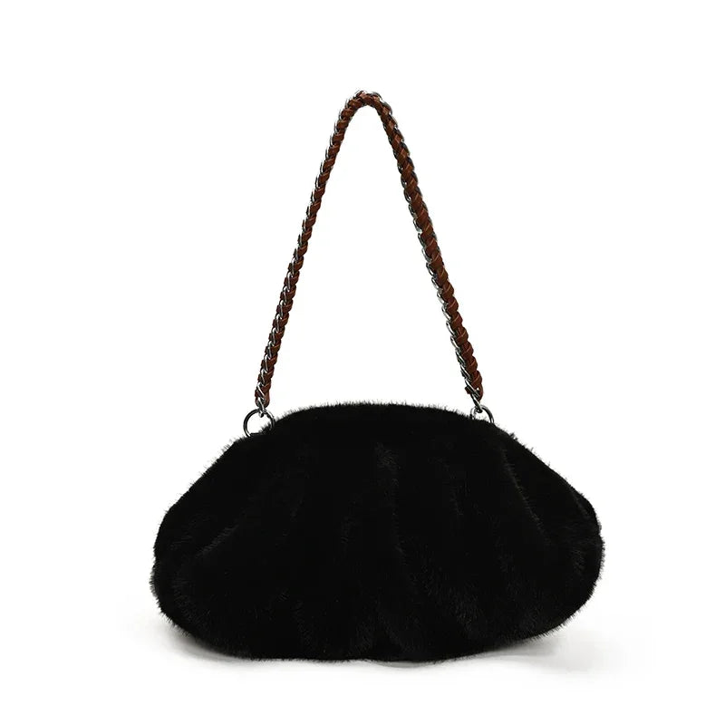 Faux Fur Shoulder Bags