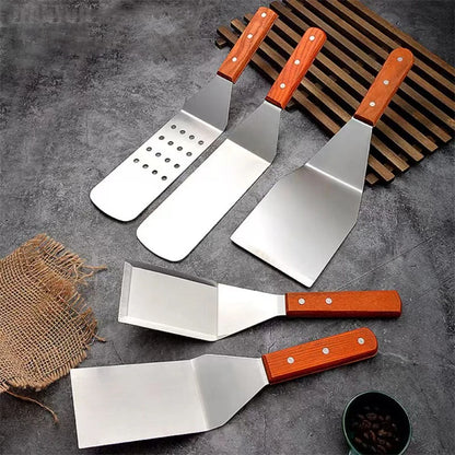 Stainless Steel Spatula and Grill Scraper