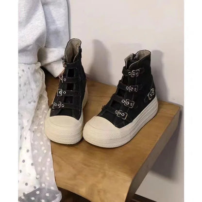 High Top Canvas Grace Waling Shoes