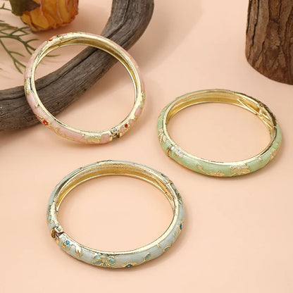 3 Pcs small Flower enamel bracelet