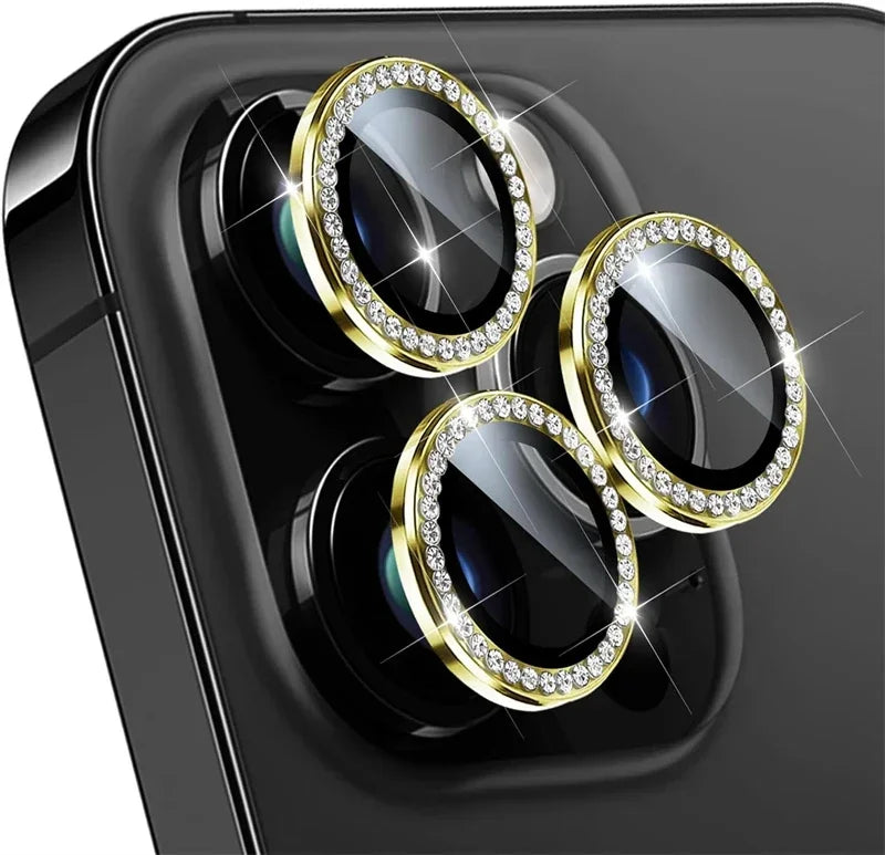 Glitter Diamond Rhinestone Camera Lens Protector for iPhone