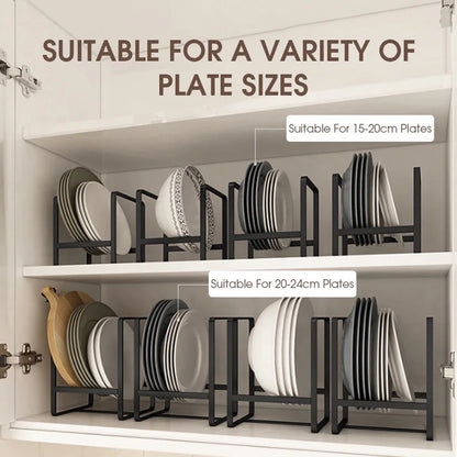 1pc kitchen cabinet plate storage countertop