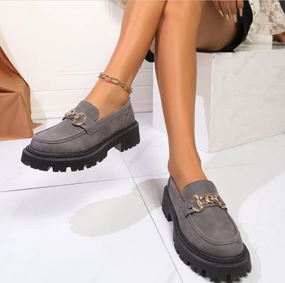Retro Handmade Flats Suede Leather Casual Shoes