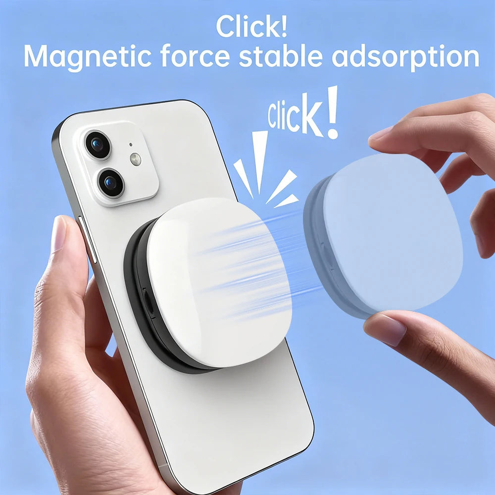 Magnetic Mini 3 Color Dimmable Fill Light With Selfie Mirror Clip