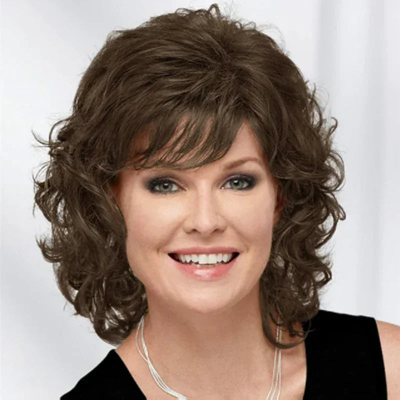 Synthetic Hair Short Curly Wigs