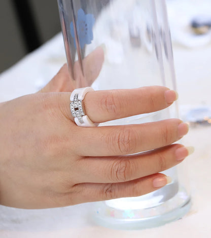 DANA Ceramic  Zircon Rings