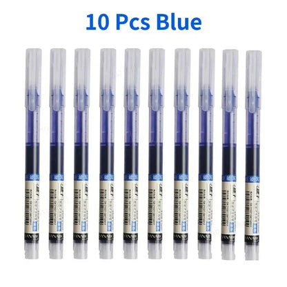10 Pcs Color Gel pens Quick Drying Large Capacity Marking Drawing