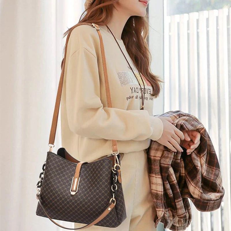 Vintage Tassel Designer Messenger Bag High Quality PU Leather Shoulder Bag