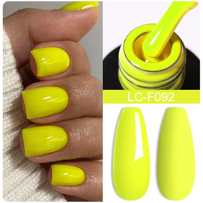 Pink Glitter Nail Gel Polish