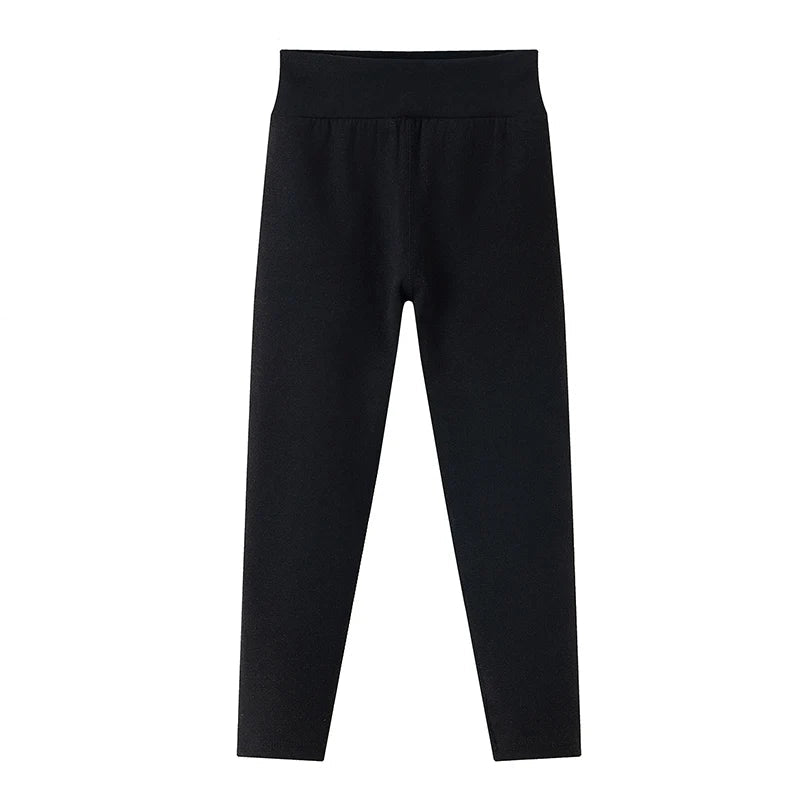 3/1 Piece Set For Autumn And Winter Medium High Waist Thick Leggings