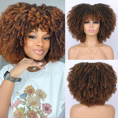 Synthetic Short Curly Wigs