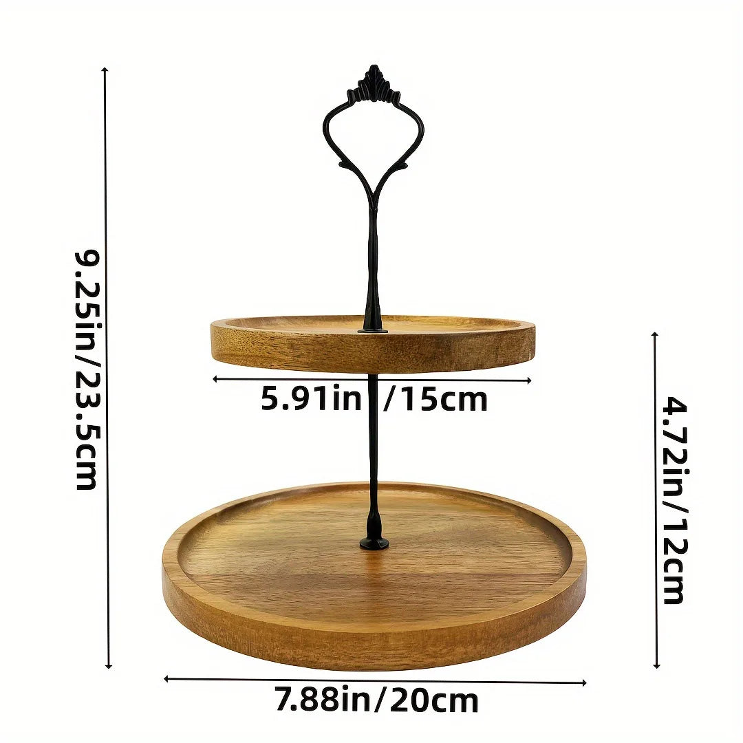 Japanese solid wood fruit plate