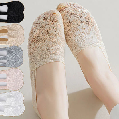 5Pair Thin Breathable Transparent Socks