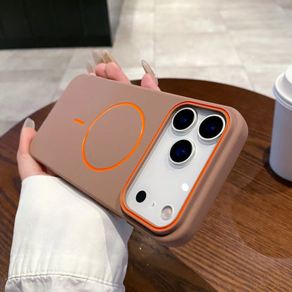 Luxury Magnetic Matte Soft iPhone Case Cover