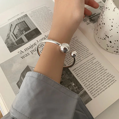 925 Sterling Silver Bangle Bracelet Set