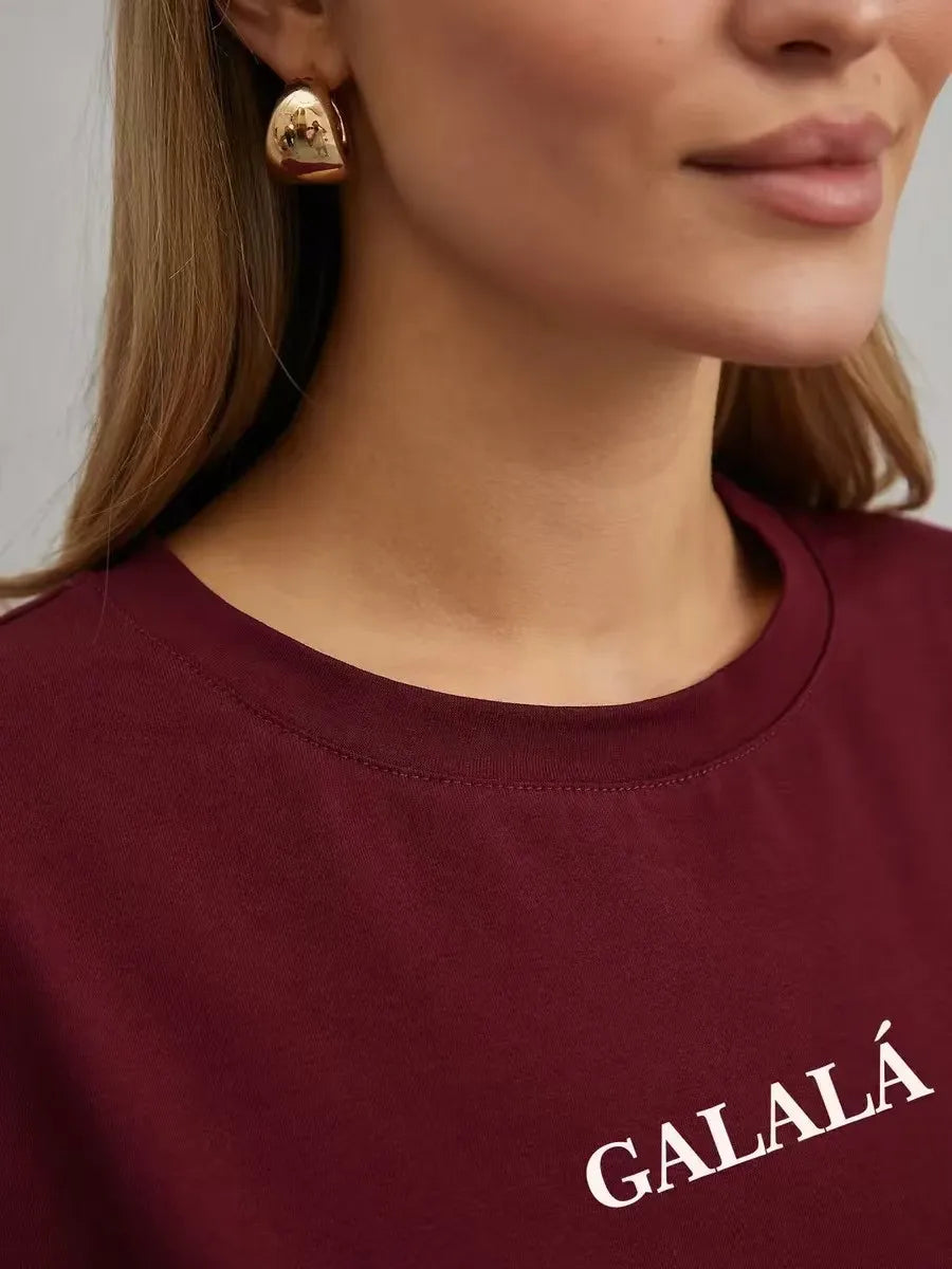 Graphic 100% Cotton Short Sleeve Oversized T-shirt