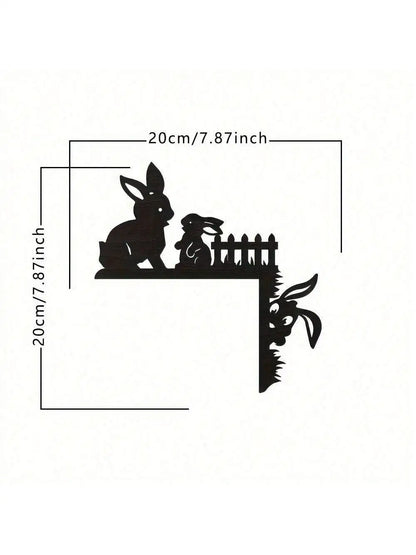 1pc Modern Metal Toilet Door Sign