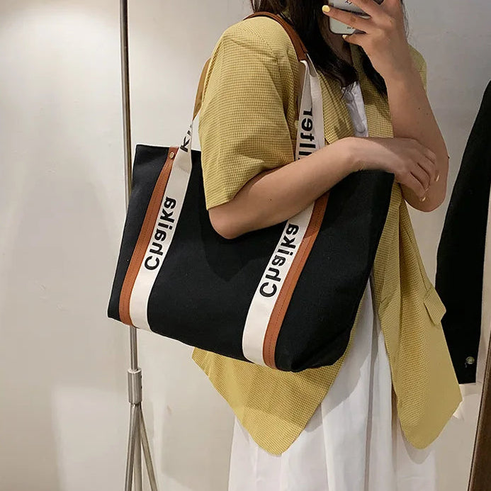 Canvas Shoulder Strap Bag
