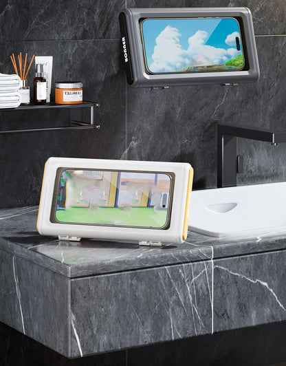 Waterproof Phone Holder for Bathroom Use Suitable for Watching Videos in the Shower