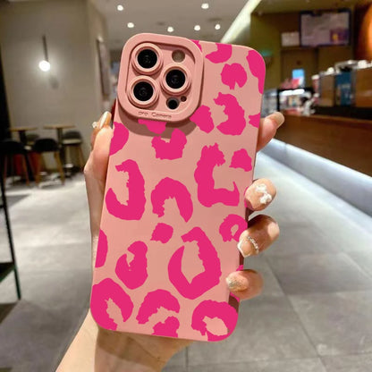 Leopard Design Camera Protective Phone Case iPhone Cover