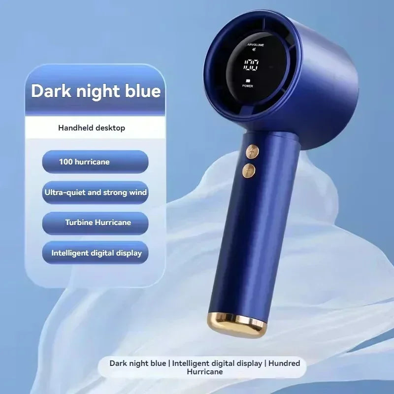 Mini Handheld Fan USB Fast Charging Portable Air Calculating Fan