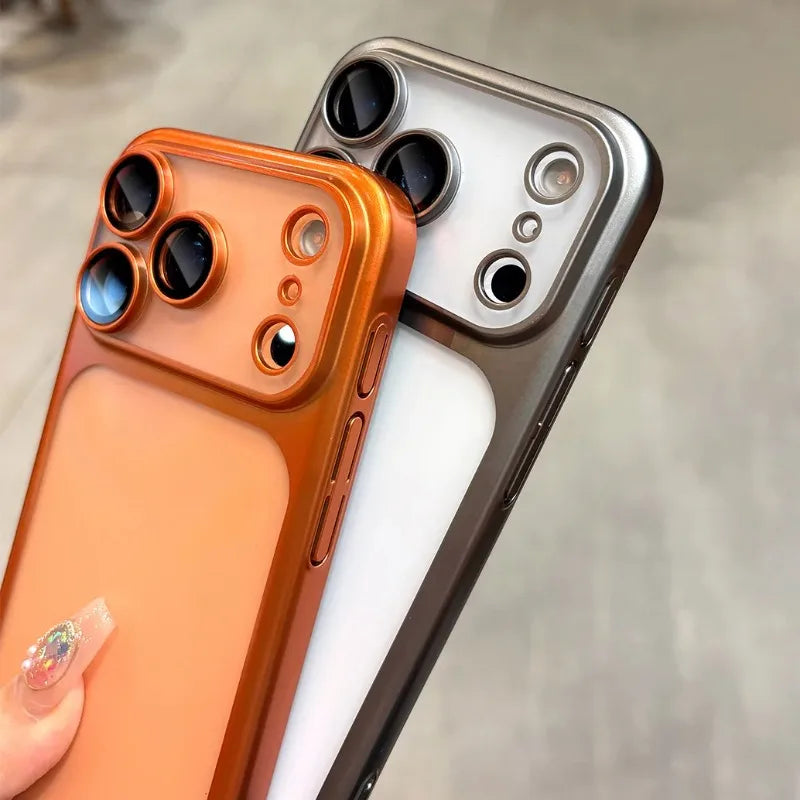 Translucent PC Phone Case For iPhone Pro Max Cover