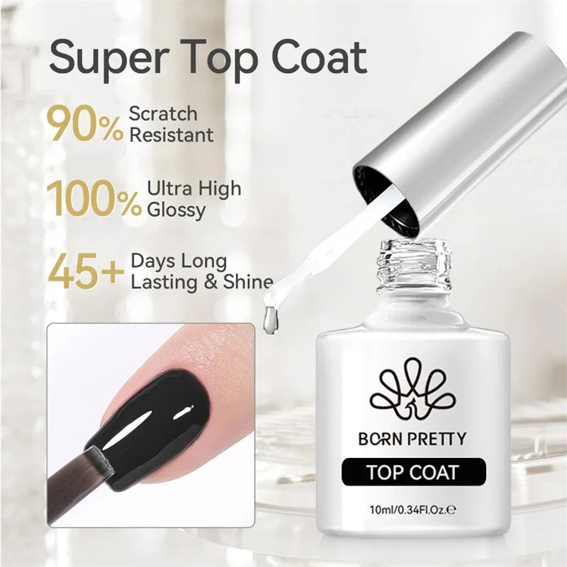 Super Top Coat and Base Gel Nail Polish