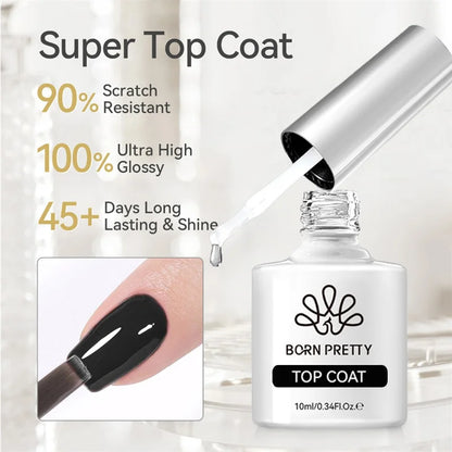 Super Top Coat and Base Gel Nail Polish