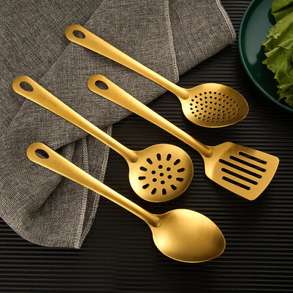 Stainless Steel Kitchen Cooking Spatula Set