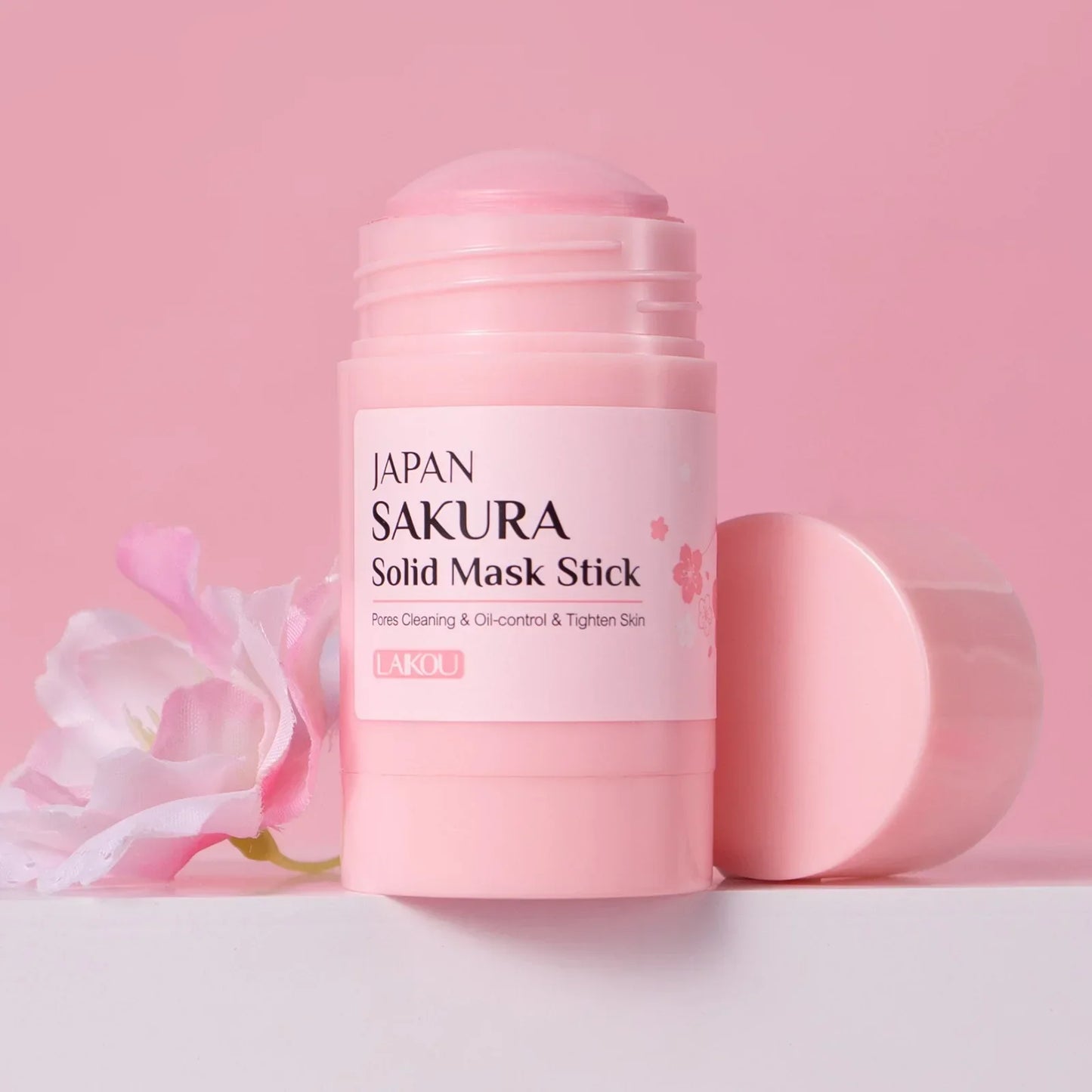 LAlKOU Sakura Solid Mud Face Mask Stick